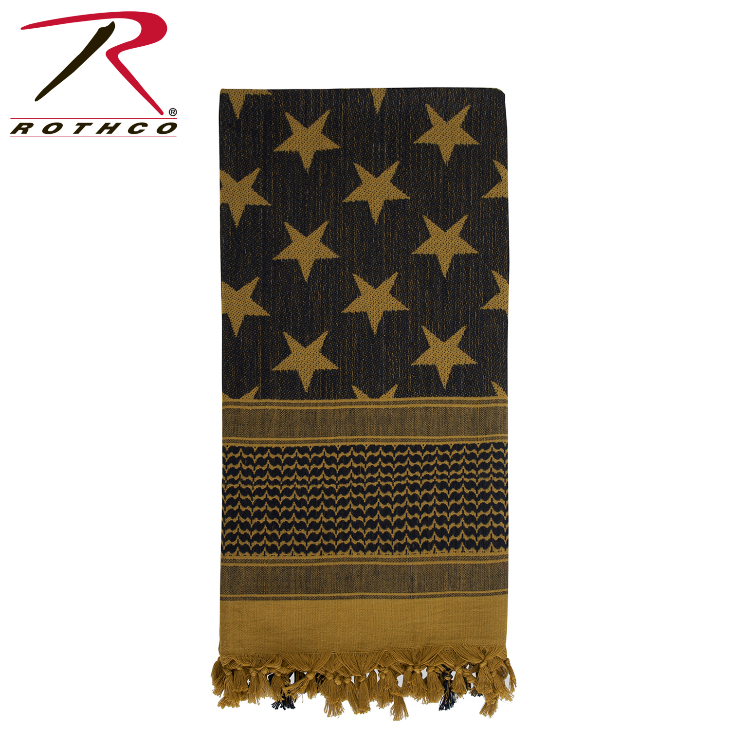 Rothco Stars and Stripes US Flag Shemagh Tactical Desert Keffiyeh Scarf